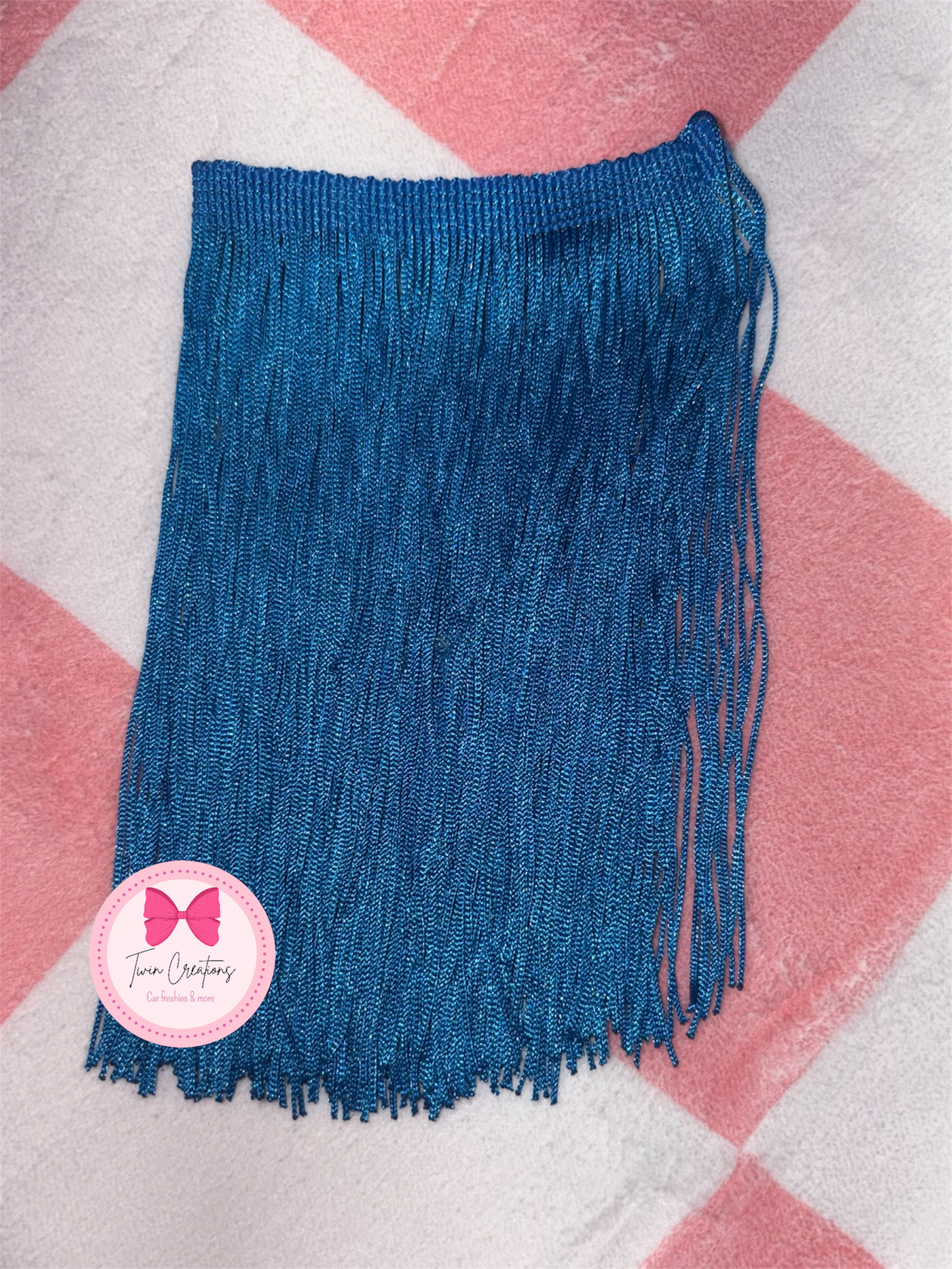 Blue fringe