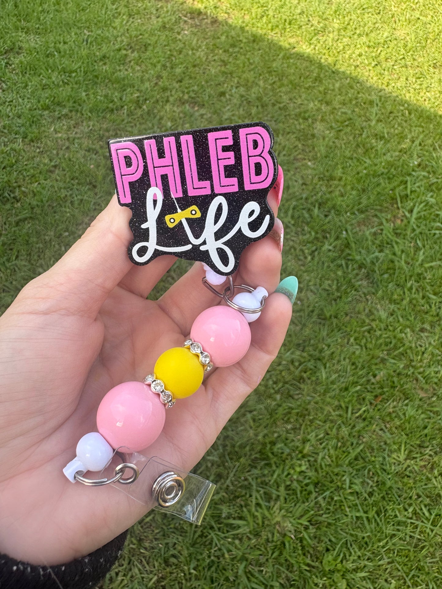 Phleb life Badge reel