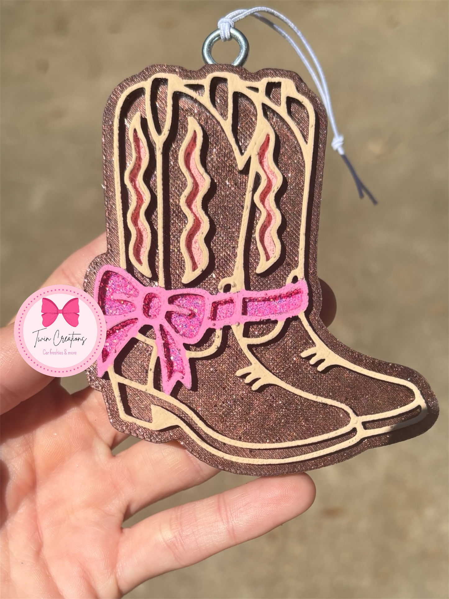 Boots with bow