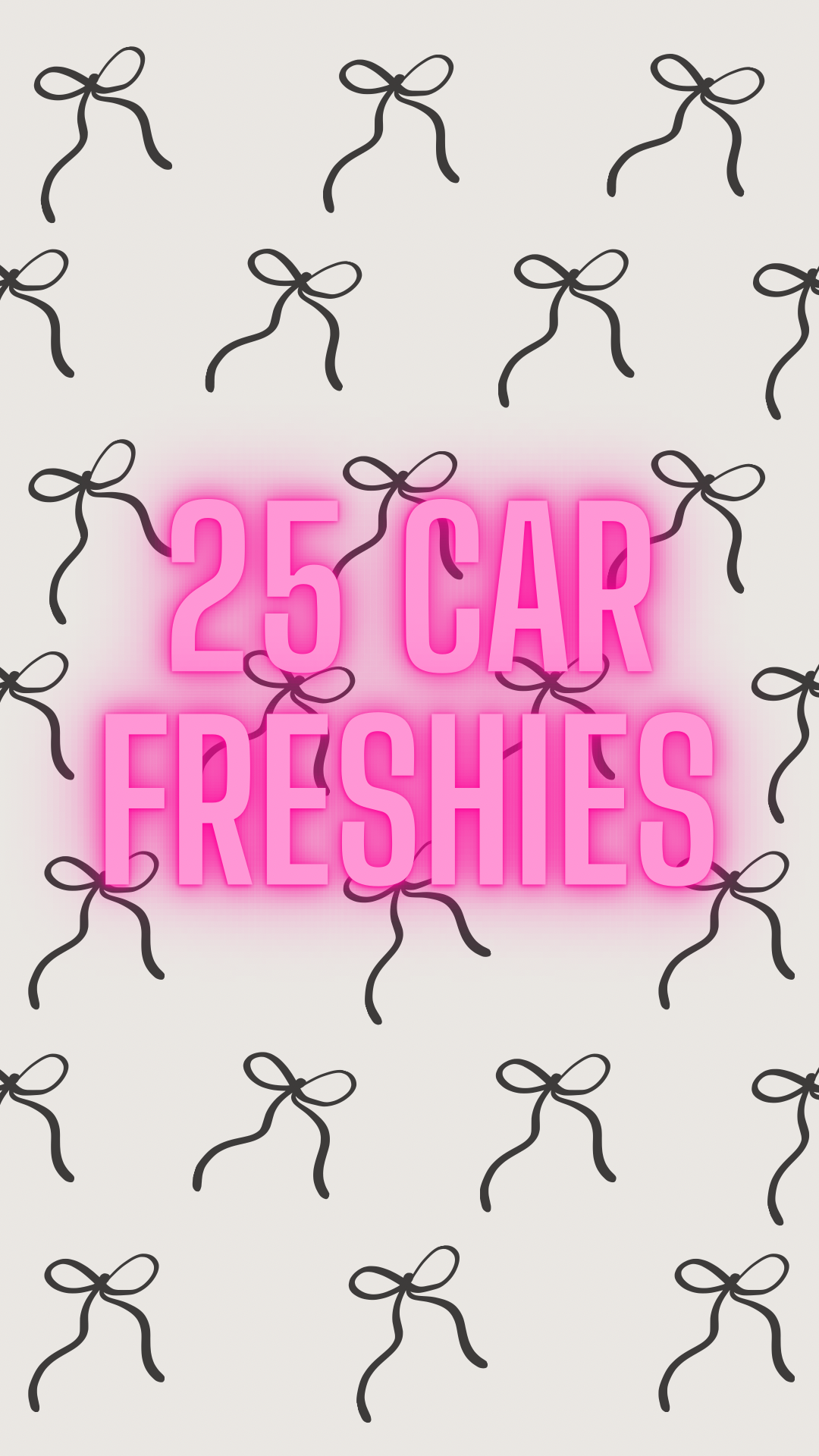 25 car freshies wholesale