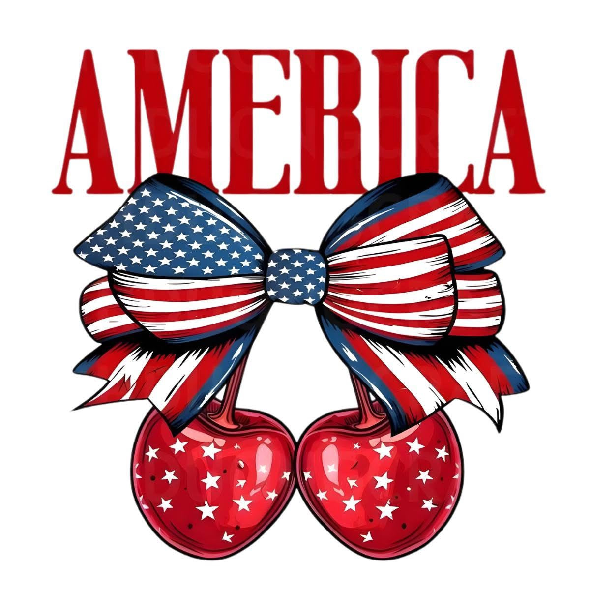 America bow cherrys cardstock