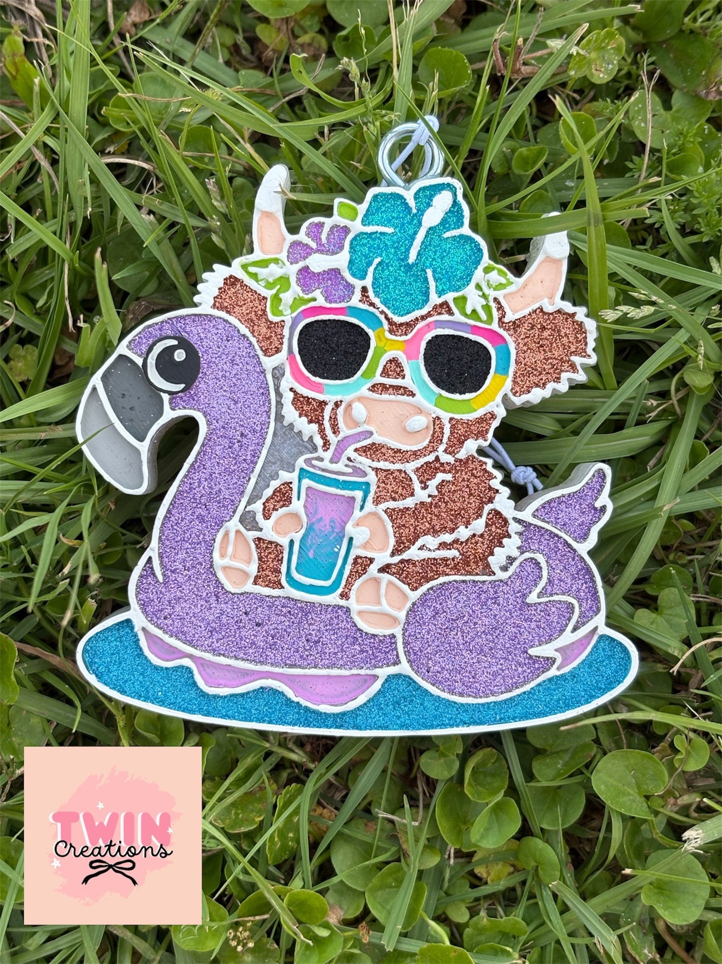 Cow flamingo floaty