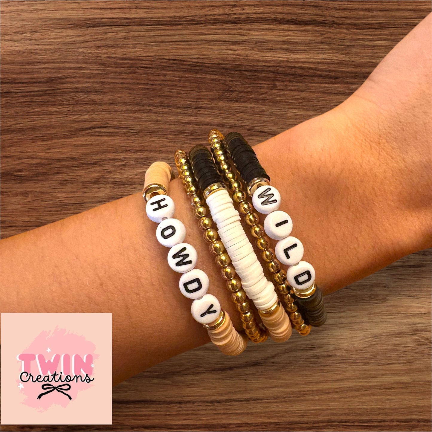 Howdy beaded bracelets
