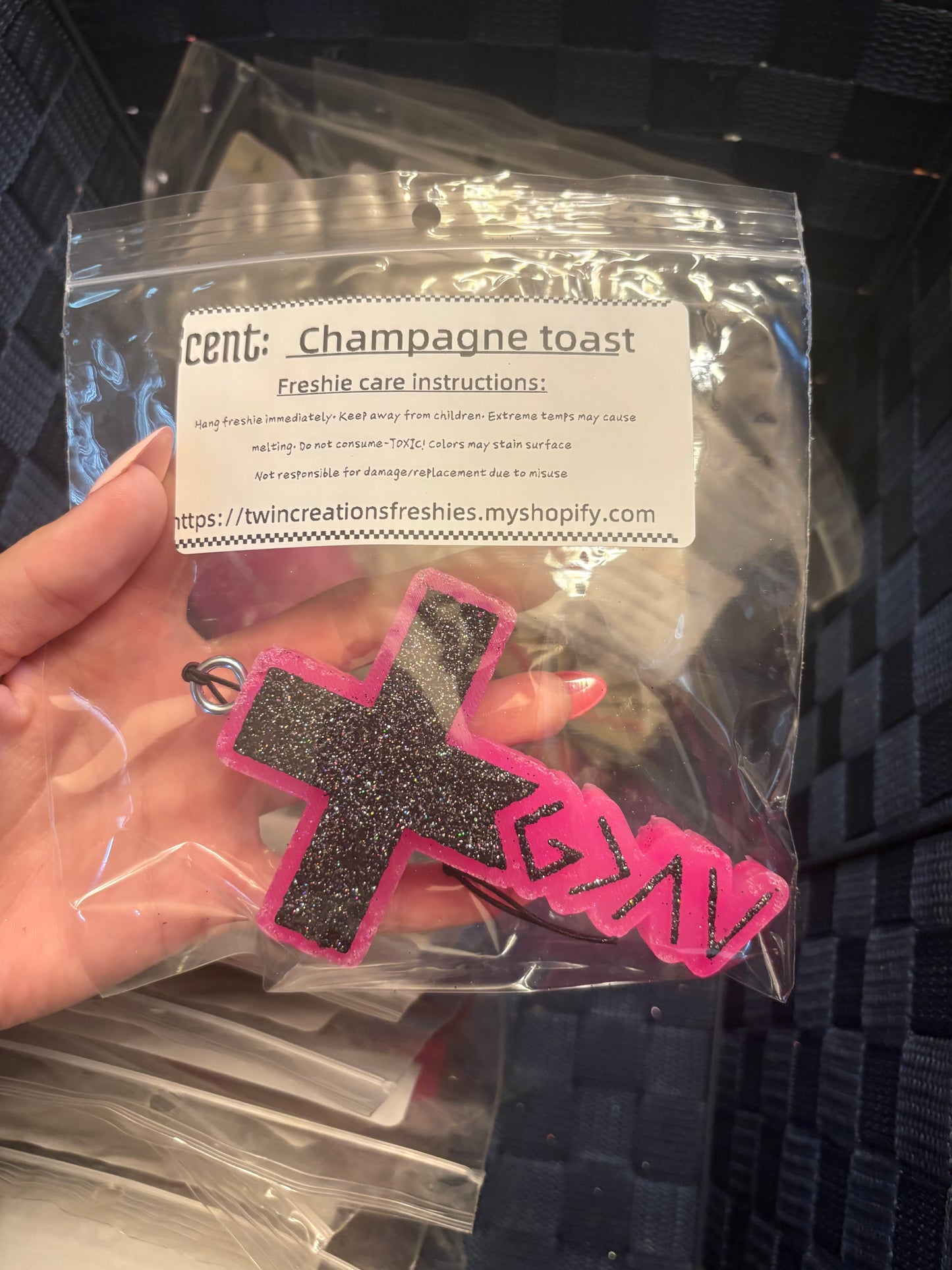 Cross god is greater in champagne toast