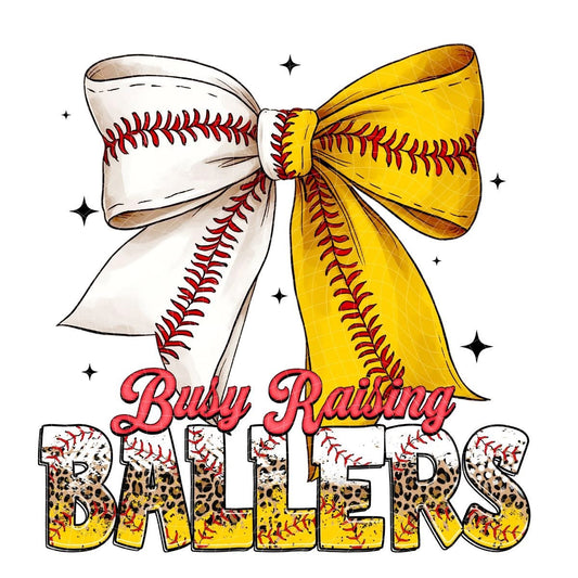 Busy raising ballers Softball/ baseball bow round