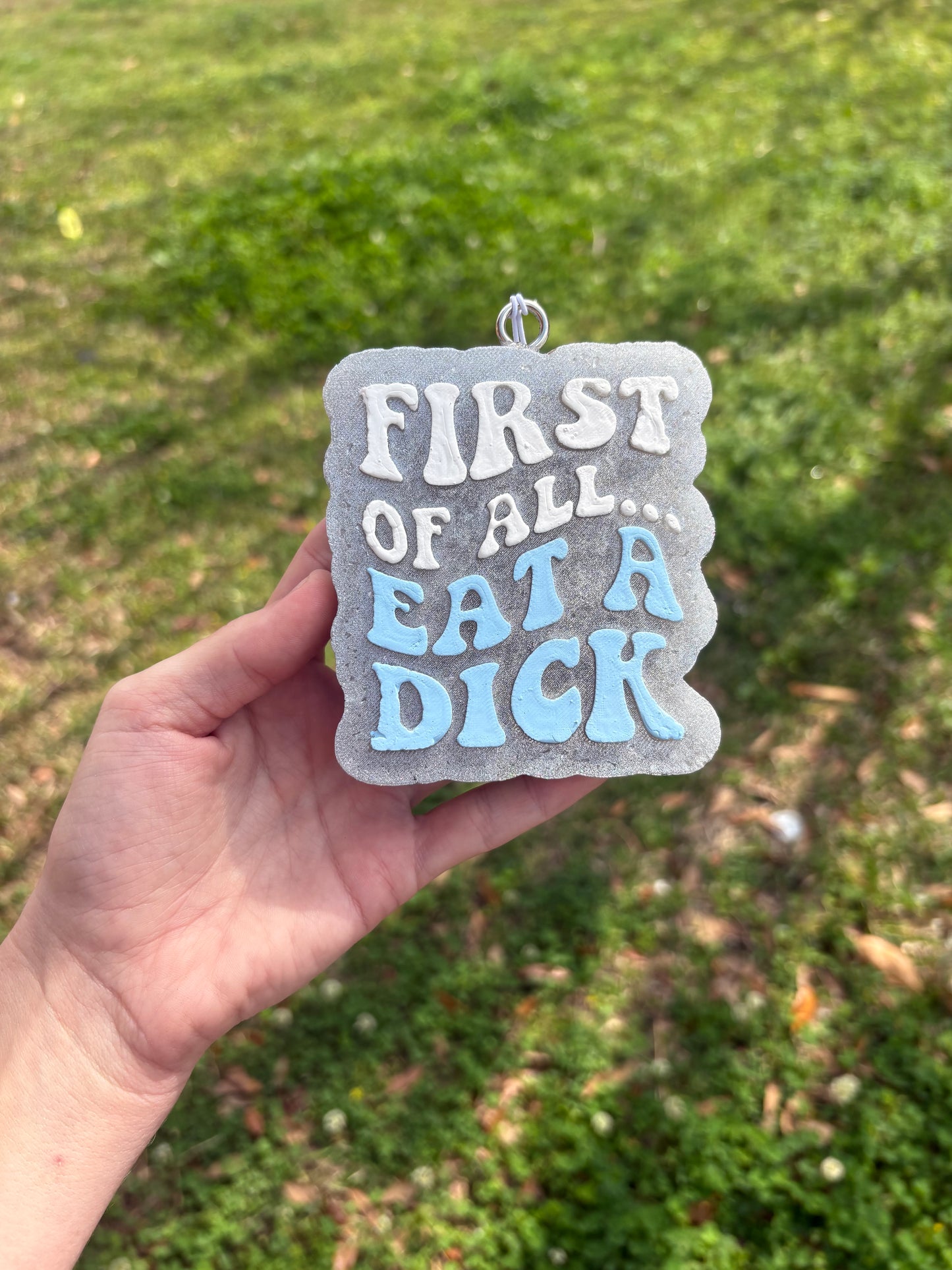 First of all…