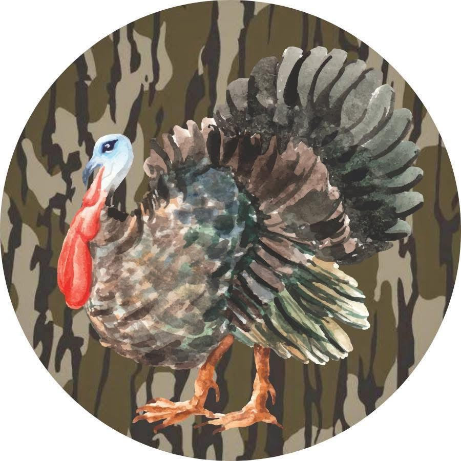 Camo turkey round
