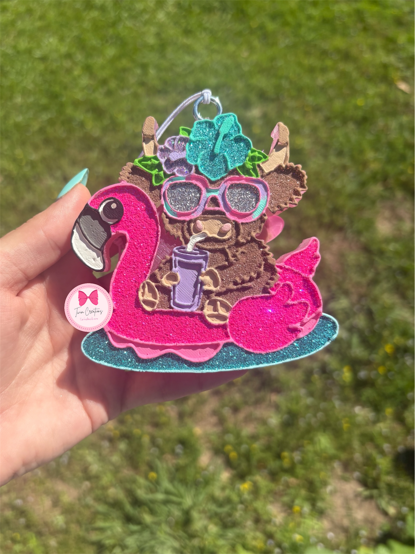 Cow flamingo floaty