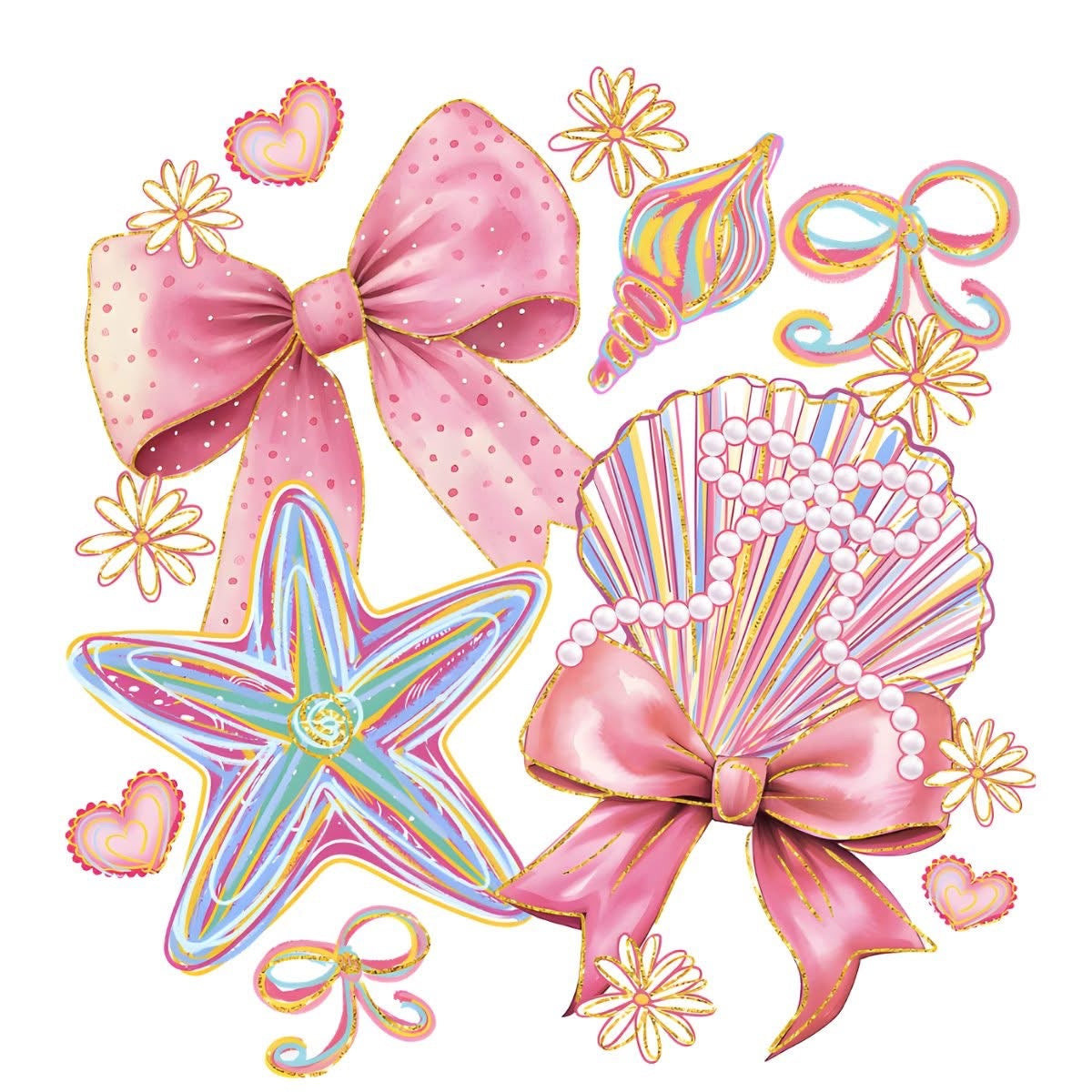 Seashell bow round