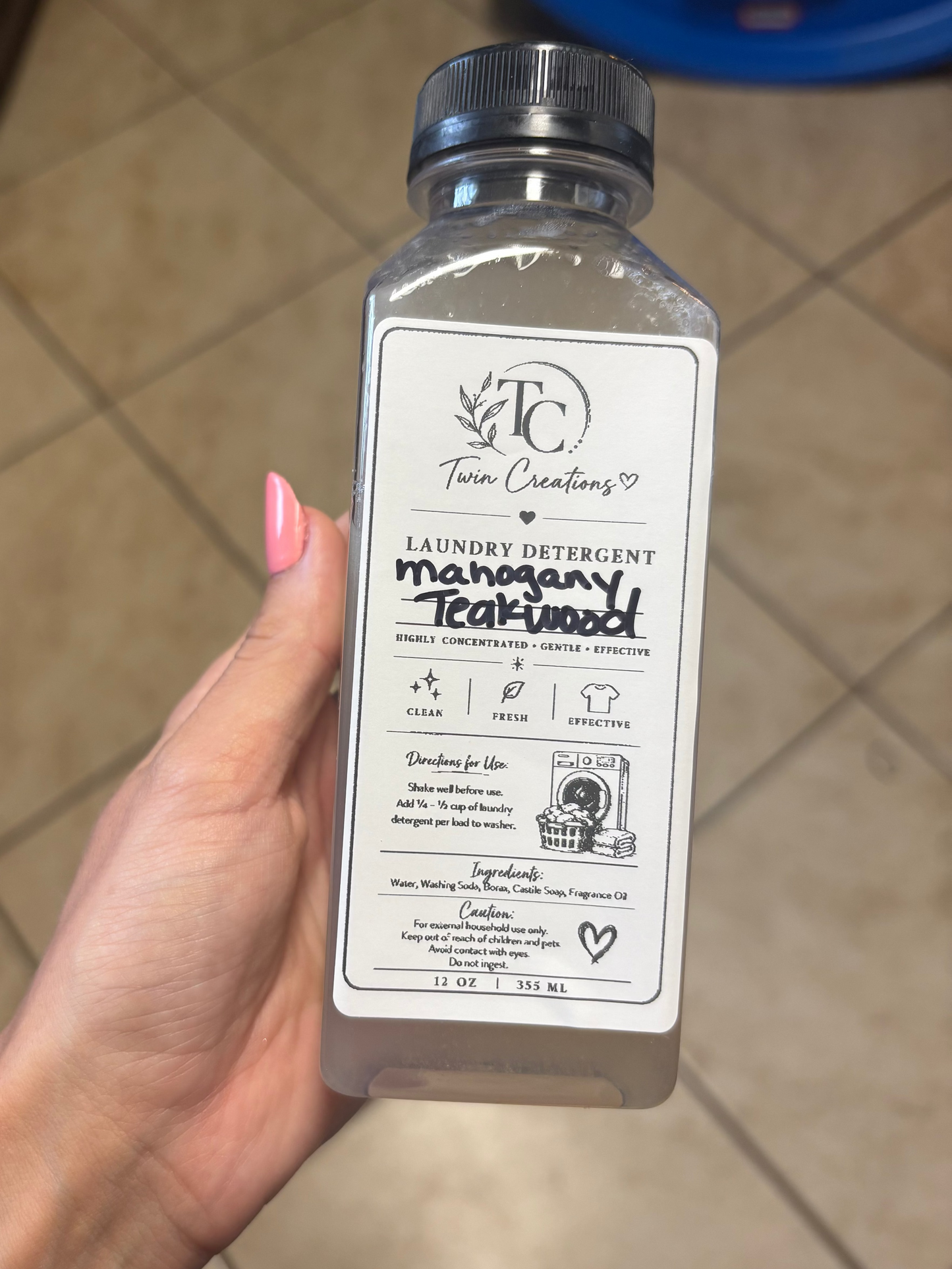 Luxury laundry soap mahogany teakwood
