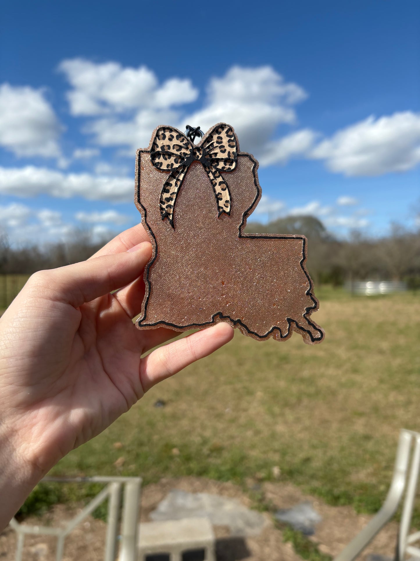 Louisiana with bow