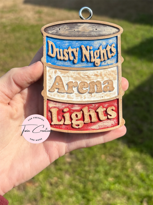 Dusty Nights Arena Lights barrel